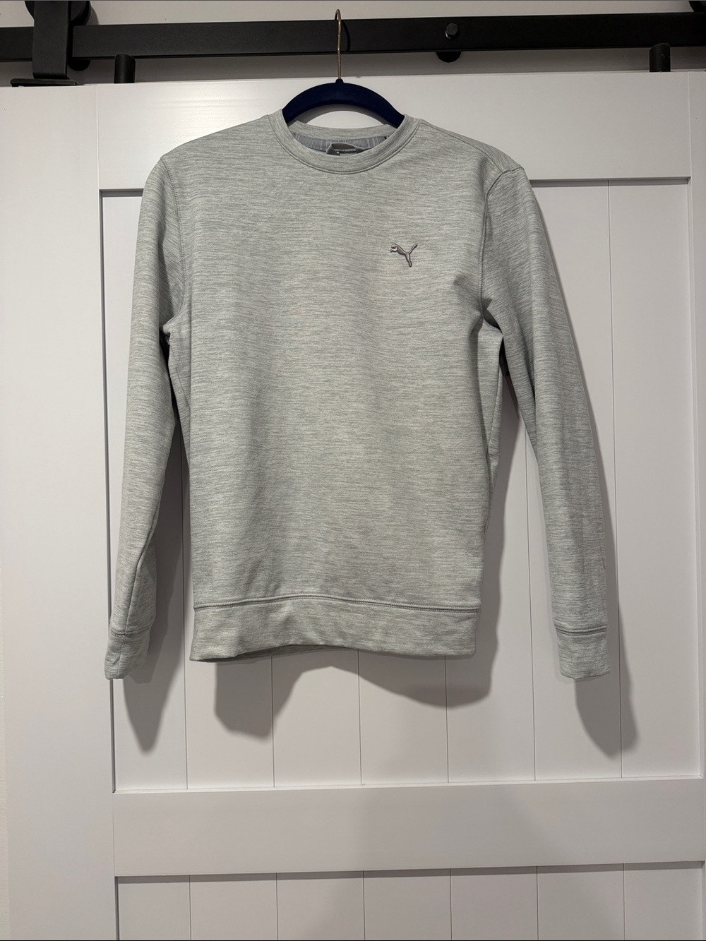 Puma Light Gray Men’s Crewneck Sweatshirt